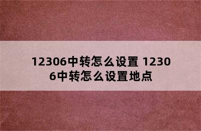 12306中转怎么设置 12306中转怎么设置地点